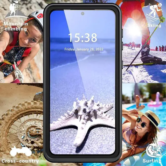 Alt view image 7 of 7 - Compatible with Samsung Galaxy S21+ Plus Case with Screen Protector,IP68 Waterproof Shockproof Full Body Heavy Duty Protective Cover for Galaxy S21+ / S21 Plus 5G 6.7 inches