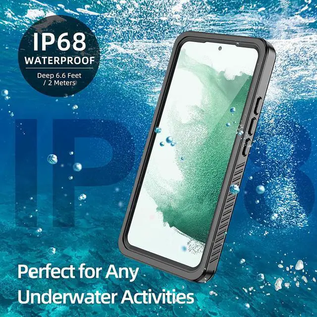 Alt view image 3 of 7 - For Samsung Galaxy S22 Plus Case Waterproof, Built-in Screen Protector 360° Full Body Protective IP68 Underwater Dustproof Shockproof Cover for Galaxy S22 Plus 5G 6.6 inch