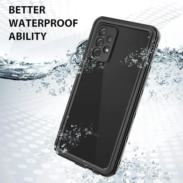 Alt view image 2 of 7 - For Samsung Galaxy A72 4G Waterproof Case,IP68 Waterproof Full Body Underwater Case Built-in Screen Protector,Heavy Duty Shockproof Protective Cover for Galaxy A72 4G (Not Fit for 5G)