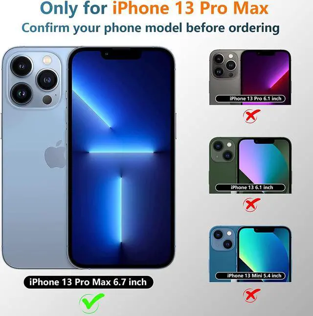 Alt view image 2 of 7 - For iPhone 13 Pro max Case Waterproof Dropproof, Built in Screen Protector & Camera Lens Protection, Full Body Heavy Duty Shockproof Durable Phone Cover for iPhone 13 Pro max 5G 6.7 inch 2021