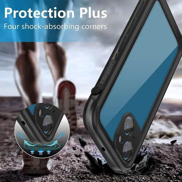 Alt view image 4 of 7 - iPhone 13 Mini Waterproof Case, Shockproof Underwater IP68 Case, with Built-in Screen Protector Full Body Rugged Protective Cover, for iPhone 13 Mini 5.4 inch