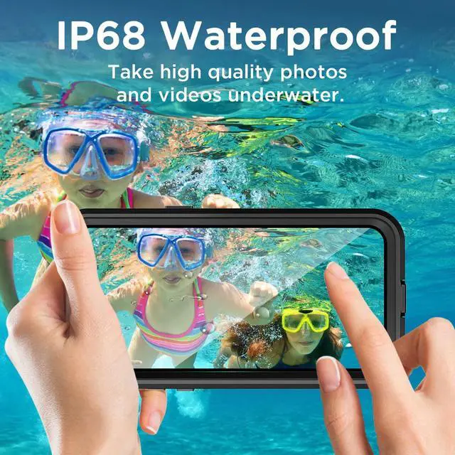 Alt view image 3 of 7 - Waterproof Case for iPhone 14 Pro Max 6.7 inch, Compatible with MagSafe Snowproof, Dustproof and Shockproof, IP68 Certified Full Body Protection Fully Sealed Underwater Cover for iPhone 14 Pro Max