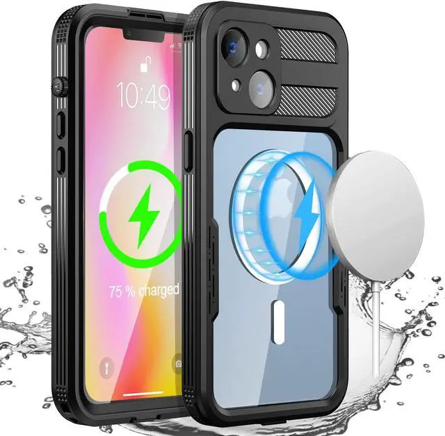 Main image of Waterproof Case for iPhone 14 Plus 6.7 inch with MagSafe Support Snowproof, Dustproof and Shockproof, IP68 Certified Full Body Protection Fully Sealed Underwater Cover for iPhone 14 Plus 6.7" 2022