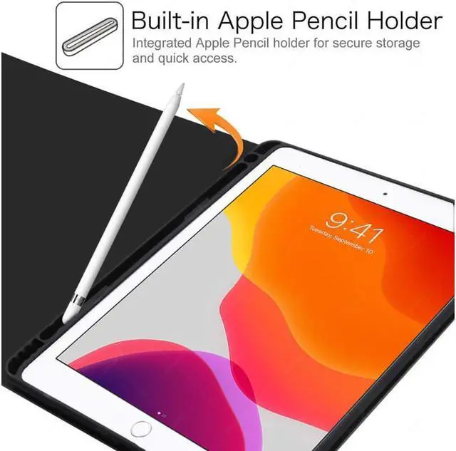 Alt view image 4 of 7 - Bluetooth Keyboard Case with Trackpad for iPad Pro 12.9 inch 2022 2021 2020 2018 iPad 6th 5th 4th and 3rd Generation Removable Wireless Keyboard with Leather Cover