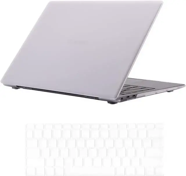 Main image of Compatible with Huawei MateBook X Pro 2022 Matte Laptop Protective Hard Shell Case for Huawei Mate Book X Pro 14.2 inch with Keyboard Cover Skin Transparent
