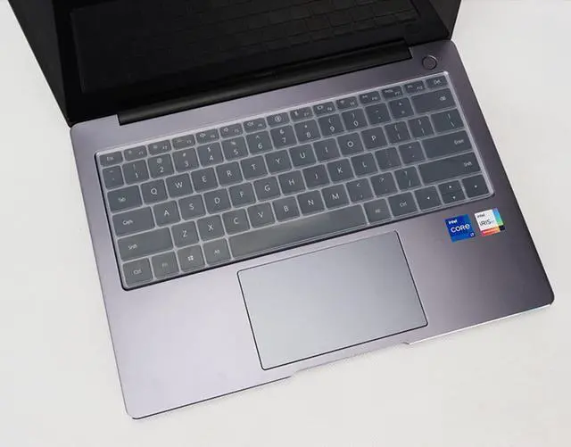 Alt view image 7 of 7 - Compatible with 14 inch Huawei Matebook 14S Case 2021 2022 Matte Laptop Protective Hard Shell Case for Huawei Mate Book 14S 14-inch with Keyboard Cover Skin Transparent