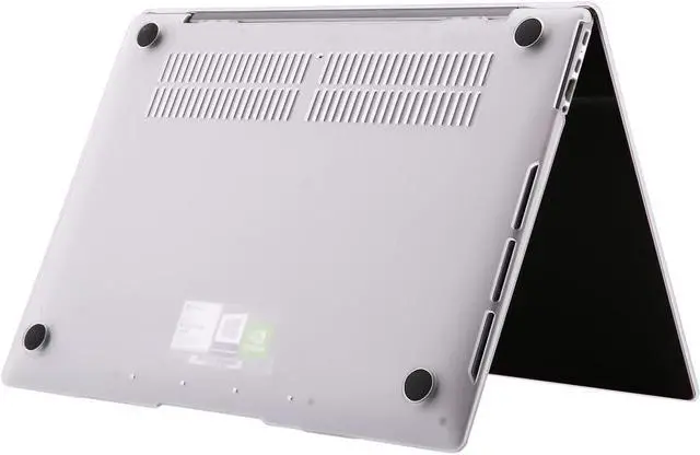 Alt view image 3 of 6 - Protective Case Compatible with Huawei MateBook X Model EUL-W19 Matte Laptop Hard Shell Case with Keyboard Cover Skin Transparent