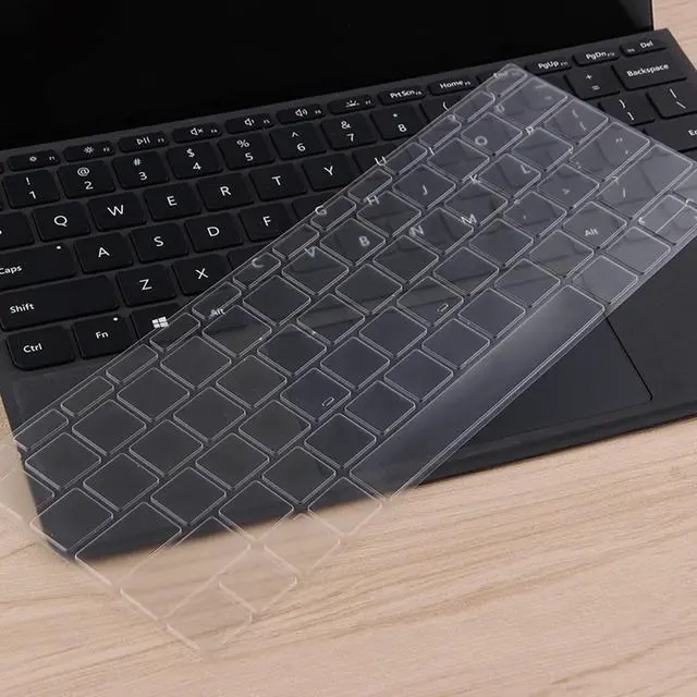 Alt view image 6 of 6 - Protective Case Compatible with Huawei MateBook X Model EUL-W19 Matte Laptop Hard Shell Case with Keyboard Cover Skin Transparent