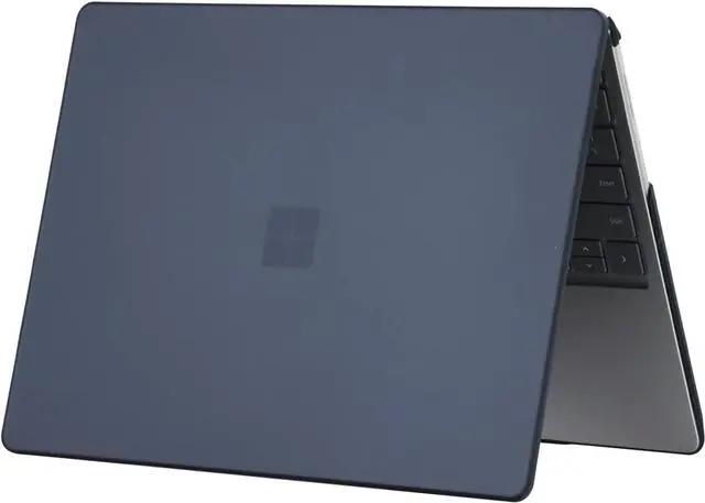 Alt view image 5 of 7 - Slim Case for Microsoft Surface Laptop Go 1 / Go 2 12.4 inch 2022 2020 2019 Matte Protective Case Hard Shell Laptop Cover with Transparent Keyboard Cover Skin
