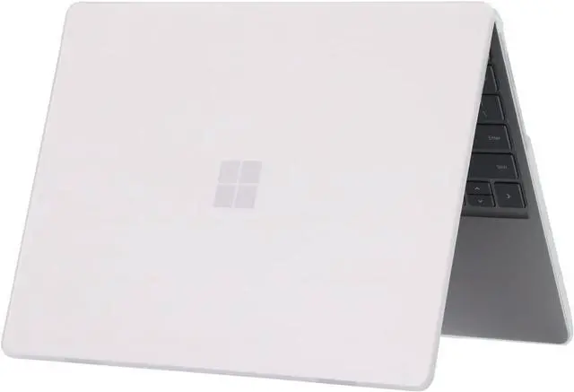 Alt view image 5 of 7 - Slim Case for 13.5 inch Microsoft Surface Laptop 5 / 4 / 3 / 2 with Alcantara Palm Rest, Matte Protective Case Hard Shell Laptop Cover with Transparent Keyboard Cover Skin Matte Transparent