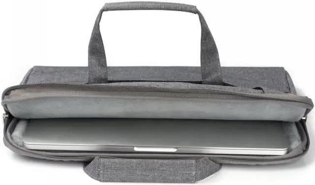 Alt view image 3 of 6 - Universal 11 12 13 14 inch Laptop Bag, Computer Bag, Water Resistant Laptop Briefcase, Laptop Case Sleeve with Shoulder Strap for MacBook Acer Lenovo HP Dell Samsung