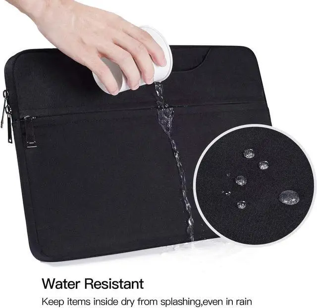 Alt view image 3 of 7 - Universal 11 12 13 14 15 16 inch Laptop Bag, Computer Bag, Water Resistant Laptop Briefcase, Laptop Case Sleeve with Shoulder Strap for MacBook Acer Lenovo HP Dell Samsung