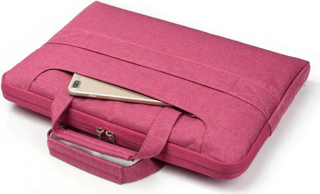 Alt view image 2 of 5 - Universal 11 12 13 14 15 16 inch Laptop Bag, Computer Bag, Water Resistant Laptop Briefcase, Laptop Case Sleeve with Shoulder Strap for MacBook Acer Lenovo HP Dell Samsung