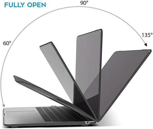 Alt view image 6 of 7 - Compatible with 2022 M2 MacBook Pro 13 Inch Case 2021 2020 M1 A2338 A2289 A2251 A2159 A1989 A1706 A1708, Hard Shell Case & Keyboard Cover for Mac Pro 13 Touch Bar