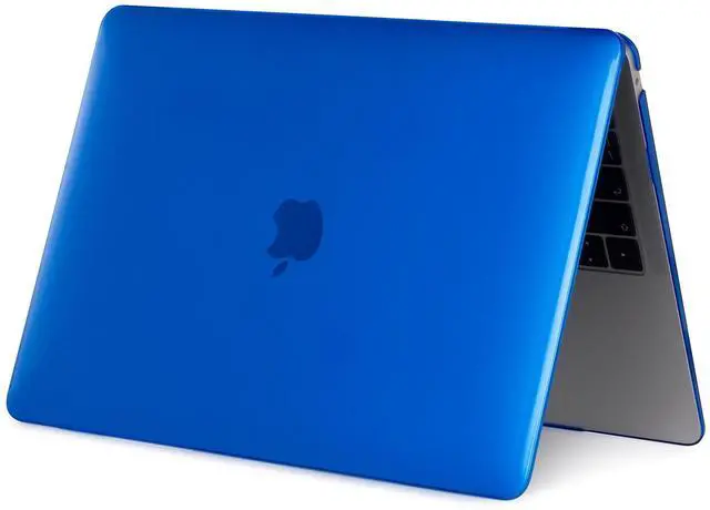 Alt view image 6 of 7 - Compatible with 2022 M2 MacBook Pro 13 Inch Case 2021 2020 M1 A2338 A2289 A2251 A2159 A1989 A1706 A1708, Hard Shell Case & Keyboard Cover for Mac Pro 13 Touch Bar Crystal Blue