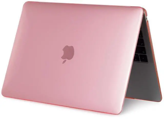Alt view image 4 of 5 - Compatible with MacBook Air 13.6 inch Case 2022 Release A2681 M2 Chip with Liquid Retina Display & Touch ID, Protective Plastic Hard Shell Case & Keyboard Cover Crystal Pink