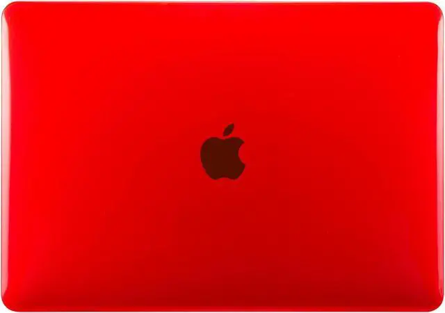 Alt view image 3 of 6 - Compatible with MacBook Air 13.6 inch Case 2022 Release A2681 M2 Chip with Liquid Retina Display & Touch ID, Protective Plastic Hard Shell Case & Keyboard Cover Crystal Red