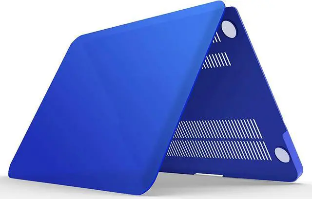 Alt view image 5 of 6 - Compatible with MacBook Pro 13 Inch case A1278 Release 2012-2008, Plastic Hard Shell Case with Keyboard Cover for Apple Old Version Mac Pro 13 with CD-ROM Blue
