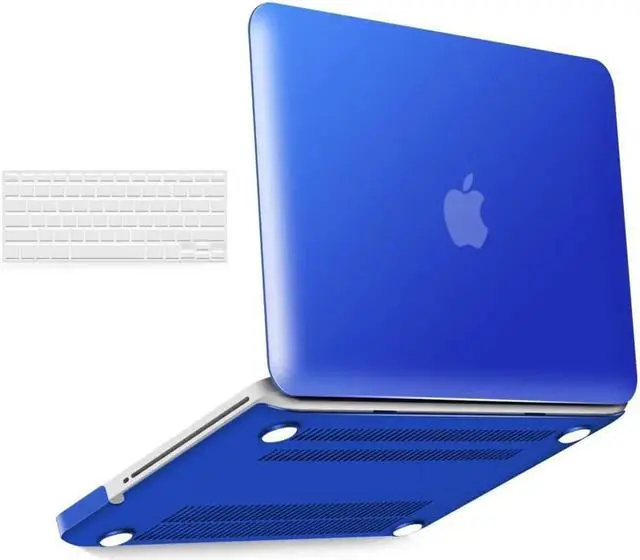 Main image of Compatible with MacBook Pro 13 Inch case A1278 Release 2012-2008, Plastic Hard Shell Case with Keyboard Cover for Apple Old Version Mac Pro 13 with CD-ROM Blue