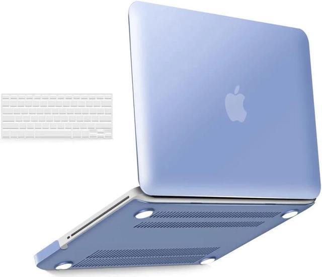 Main image of Compatible with MacBook Pro 13 Inch case A1278 Release 2012-2008, Plastic Hard Shell Case with Keyboard Cover for Apple Old Version Mac Pro 13 with CD-ROM Light Blue