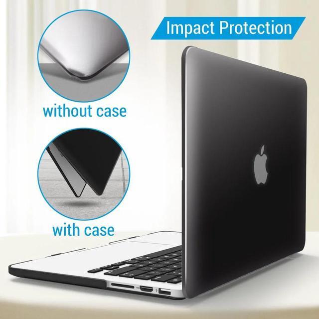 Alt view image 4 of 7 - Compatible with MacBook Pro 13 Inch Case 2015 2014 2013 end 2012 Model A1502 A1425, Hard Shell Case with Keyboard Cover for Old Version Apple Mac Pro Retina 13