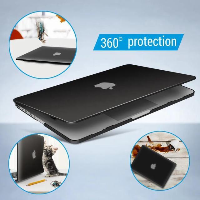 Alt view image 5 of 7 - Compatible with MacBook Pro 13 Inch Case 2015 2014 2013 end 2012 Model A1502 A1425, Hard Shell Case with Keyboard Cover for Old Version Apple Mac Pro Retina 13