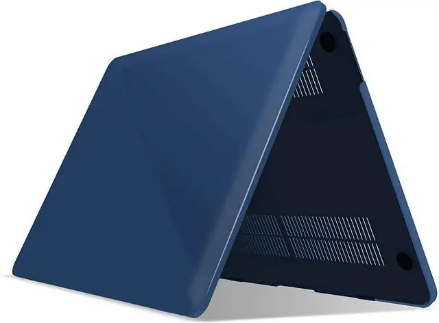 Alt view image 5 of 7 - Compatible with MacBook Pro 15 Inch Case 2019 2018 2017 2016 A1990 A1707, Hard Shell Case with Keyboard Cover & Type C Adapter for Mac Pro 15 Touch Bar Navy Blue