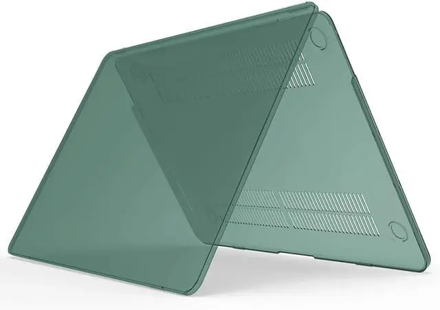 Alt view image 5 of 7 - Compatible with MacBook Pro 16 Inch Case A2141 Release 2020 2019, Hard Shell Case with Keyboard Cover for Old Version Mac Pro 16" Matte Green