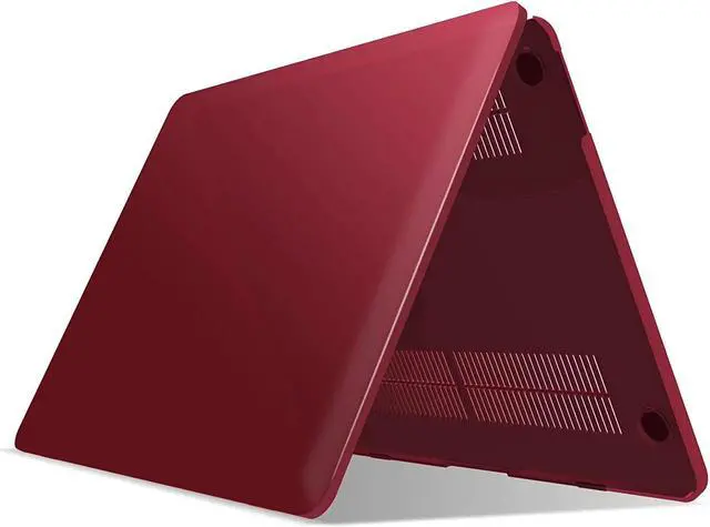 Alt view image 5 of 7 - Compatible with MacBook Pro 16 Inch Case A2141 Release 2020 2019, Hard Shell Case with Keyboard Cover for Old Version Mac Pro 16" Matte Red