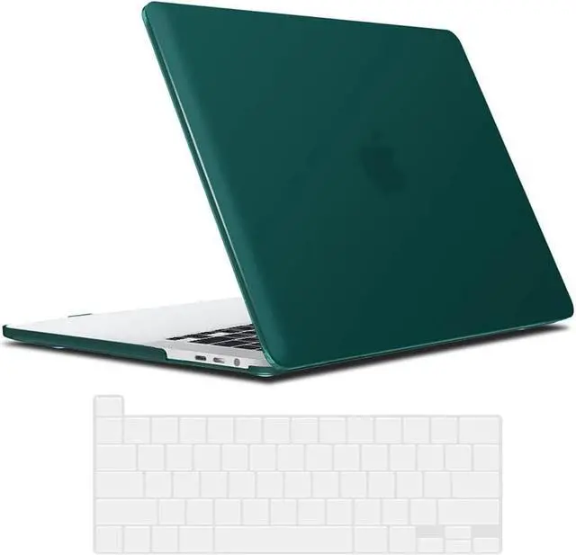 Main image of Compatible with MacBook Pro 16 Inch Case A2141 Release 2020 2019, Hard Shell Case with Keyboard Cover for Old Version Mac Pro 16" Dark Green