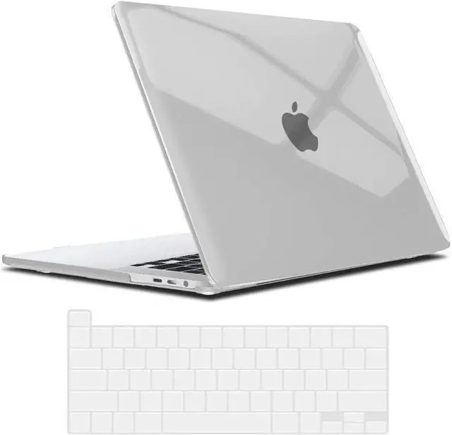 Main image of Compatible with MacBook Pro 16 Inch Case A2141 Release 2020 2019, Hard Shell Case with Keyboard Cover for Old Version Mac Pro 16" Crystal Clear
