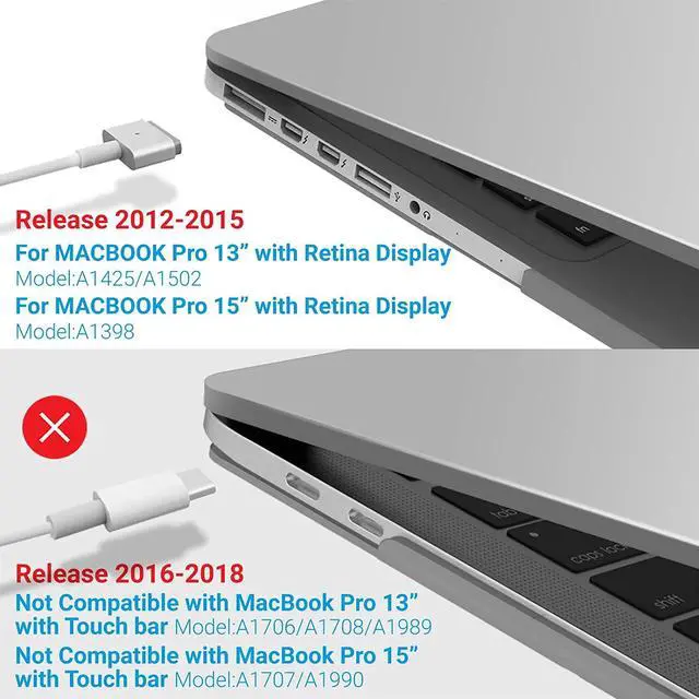 Alt view image 5 of 9 - Rubberized Hard Case for MacBook Pro 15.4" with Retina Display 15 Inch A1398 Shell Cover with Keyboard Skin