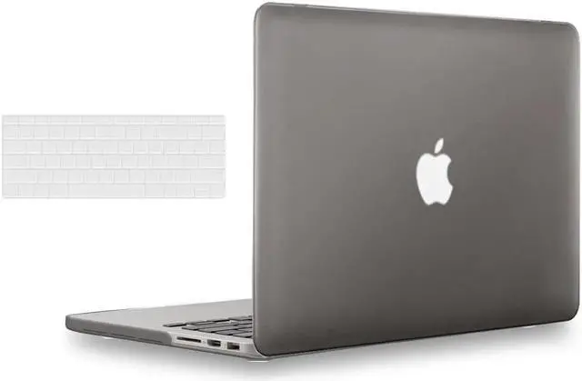 Main image of Protective Hard Case for MacBook Pro 15 inch with Retina Display Model A1398 Shell Cover with Keyboard Skin For Apple MacBook Pro 15.4", 2012-2015 Release Gray