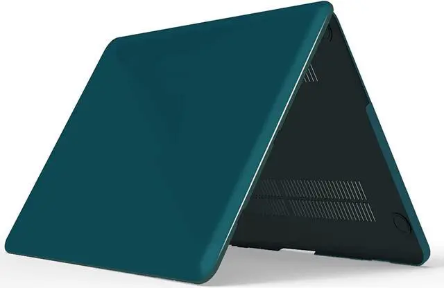 Alt view image 4 of 7 - Protective Hard Case for MacBook Pro 15 inch with Retina Display Model A1398 Shell Cover with Keyboard Skin For Apple MacBook Pro 15.4", 2012-2015 Release Dark Green