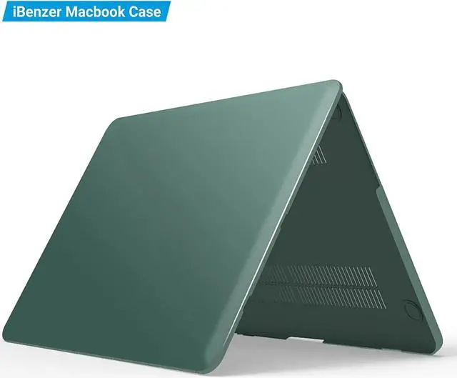 Alt view image 4 of 7 - Compatible with MacBook Pro 13 Inch Retina Case Model A1502 A1425 (Older Version Release 2015 - end 2012), Plastic Hard Shell Case with Keyboard Cover Green