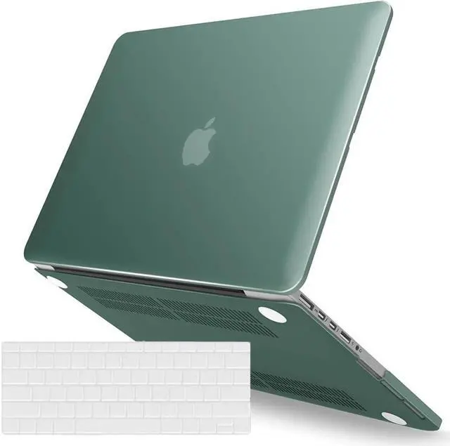 Main image of Compatible with MacBook Pro 13 Inch Retina Case Model A1502 A1425 (Older Version Release 2015 - end 2012), Plastic Hard Shell Case with Keyboard Cover Green
