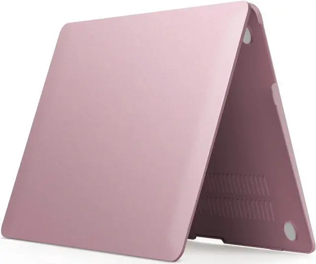 Alt view image 4 of 7 - Compatible with Old Version MacBook Air 13 Inch Case (2017-2010 Release) Model: A1466 / A1369, Plastic Hard Shell Case with Keyboard for Apple Mac Air 13" Rose Gold