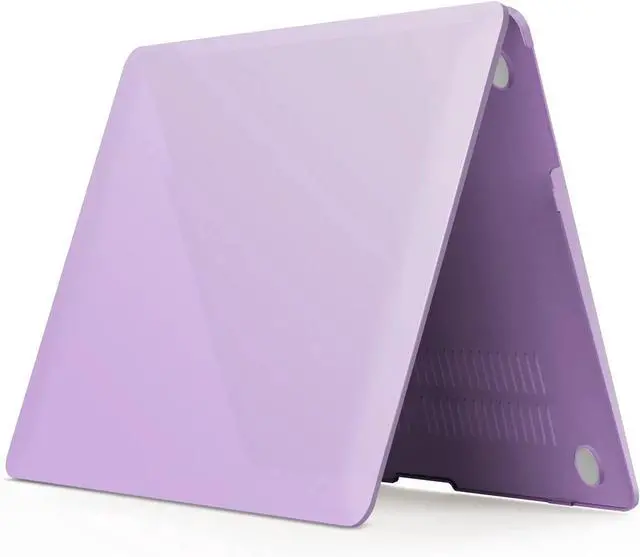 Alt view image 4 of 7 - Compatible with Old Version MacBook Air 13 Inch Case (2017-2010 Release) Model: A1466 / A1369, Plastic Hard Shell Case with Keyboard for Apple Mac Air 13" Purple
