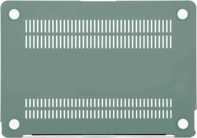 Alt view image 6 of 7 - Compatible with MacBook 12 inch Case with Retina Display Model: A1534, Release 2017 2016 2015, Plastic Hard Shell Case with Keyboard Cover Skin Green