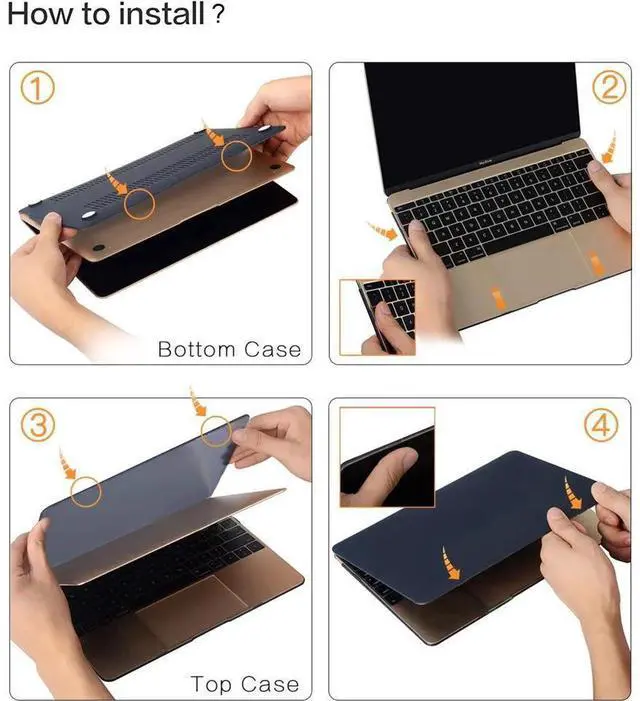 Alt view image 7 of 7 - Compatible with Old Version MacBook Air 13 Inch Case (2017-2010 Release) Model: A1466 / A1369, Plastic Hard Shell Case with Keyboard for Apple Mac Air 13" Gray