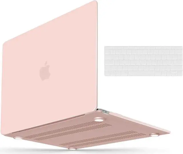 Main image of Compatible with MacBook 12 inch Case with Retina Display Model: A1534, Release 2017 2016 2015, Plastic Hard Shell Case with Keyboard Cover Skin Pink