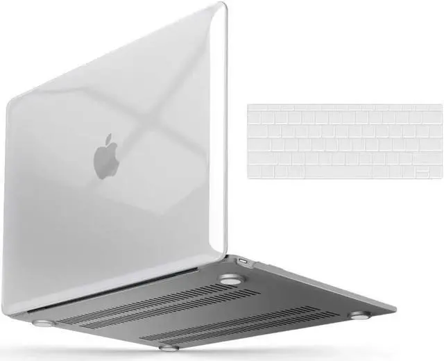 Main image of Compatible with MacBook 12 inch Case with Retina Display Model: A1534, Release 2017 2016 2015, Plastic Hard Shell Case with Keyboard Cover Skin Crystal Clear