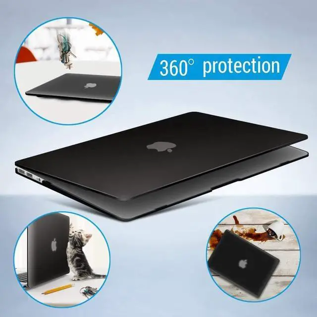 Alt view image 6 of 7 - Compatible with MacBook Air 11 Inch Case Model A1370 A1465, Soft Touch Plastic Hard Shell Cover with Keyboard Cover for Apple Mac Air 11"