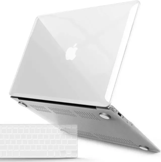 Main image of Compatible with MacBook Air 11 Inch Case Model A1370 A1465, Soft Touch Plastic Hard Shell Cover with Keyboard Cover for Apple Mac Air 11" Crystal Clear