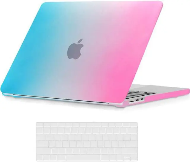 Main image of Protective Hard Case for MacBook Pro 15 inch with Retina Display Model A1398 Shell Cover with Keyboard Skin For Apple MacBook Pro 15.4", 2012-2015 Release Rainbow Red