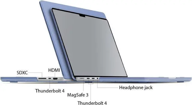 Alt view image 5 of 7 - Case for MacBook Pro 16 inch Case 2023 2022 2021 Release M2 A2780 A2485 M1 Pro/Max Chip with Touch ID, Plastic Hard Shell Protective Cover with Keyboard Skin