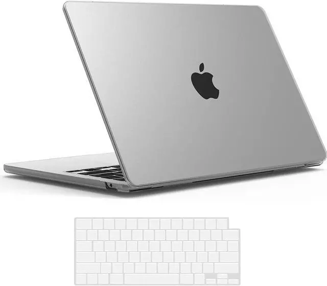 Main image of Compatible with MacBook Air 13.6 inch Case 2022 Release Model A2681 M2 Chip with Liquid Retina Display Touch ID, Protective Laptop Cover Plastic Hard Shell with Keyboard Cover Skin Matte Transparent