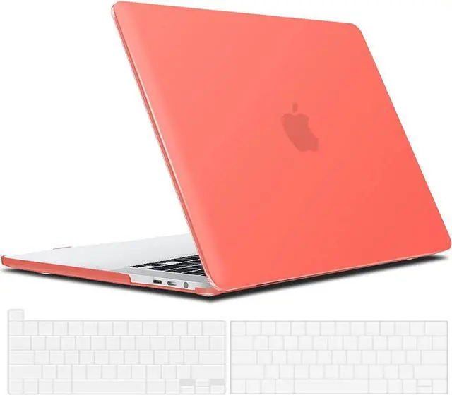 Main image of Compatible with MacBook Pro 13 inch Case M2 2022, 2021, 2020-2016 A2338 M1 A2251 A2289 A2159 A1989 A1708 A1706, Plastic Hard Case with Keyboard Cover Skin Orange