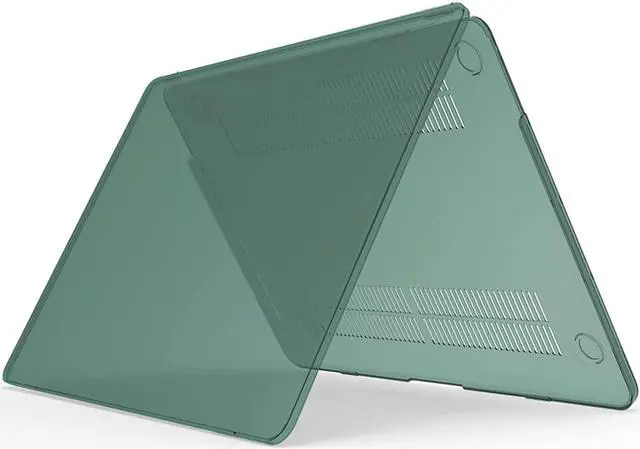 Alt view image 5 of 7 - Compatible with MacBook Pro 13 inch Case M2 2022, 2021, 2020-2016 A2338 M1 A2251 A2289 A2159 A1989 A1708 A1706, Plastic Hard Case with Keyboard Cover Skin Green