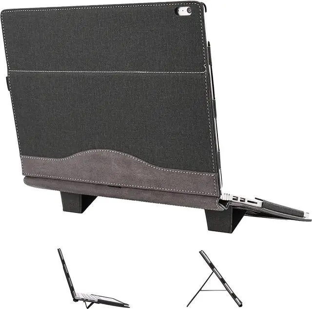 Main image of Case for 15 inch Microsoft Surface Book 3 / Surface Book 2, PU Leather Detachable Protective Folio Case Protective Laptop Cover with Foldable Kickstand / Pencil Holder